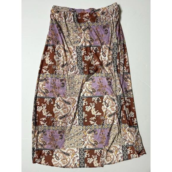 Almost Famous Womens Multicolor Bandeau Top & Dress Set Size XL Stretch - Picture 16 of 16